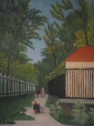 Henri Rousseau View of Montsouris Park By Henri Rousseau oil painting on canvas